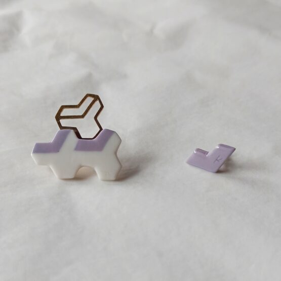 Pendientes N.3 y N.1 de la colección MOD - Imagen 4